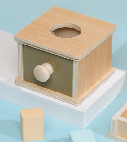 Montessori Pastel Ball and Drawer Box - HAPPY GUMNUT