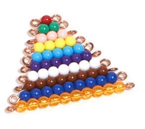 Montessori Coloured Bead Stair - HAPPY GUMNUT