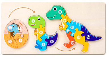 Life Cycle Progression Puzzle Butterfly and Dinosaur Puzzle - HAPPY GUMNUT