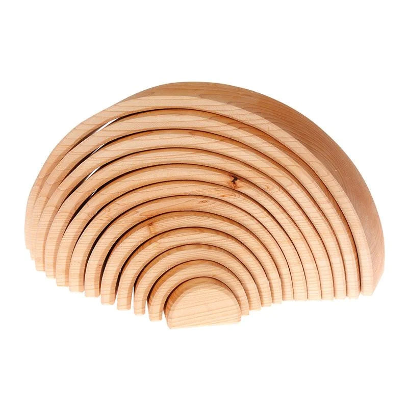 Large Rainbow Blocks stacker toy - HAPPY GUMNUT