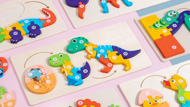 Life Cycle Progression Puzzle Butterfly and Dinosaur Puzzle - HAPPY GUMNUT