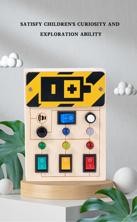 Portable  LED Light Switches Busy Board A - HAPPY GUMNUT