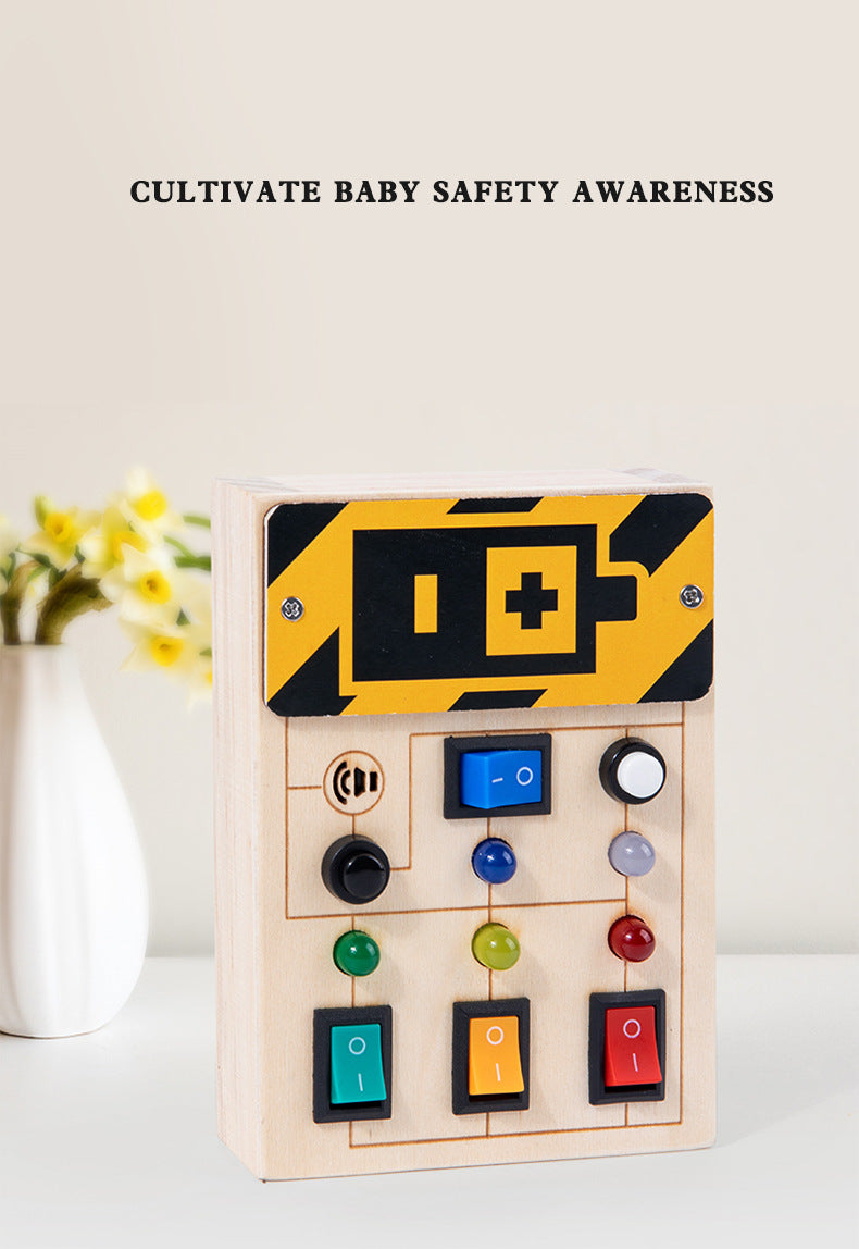 Portable  LED Light Switches Busy Board A - HAPPY GUMNUT