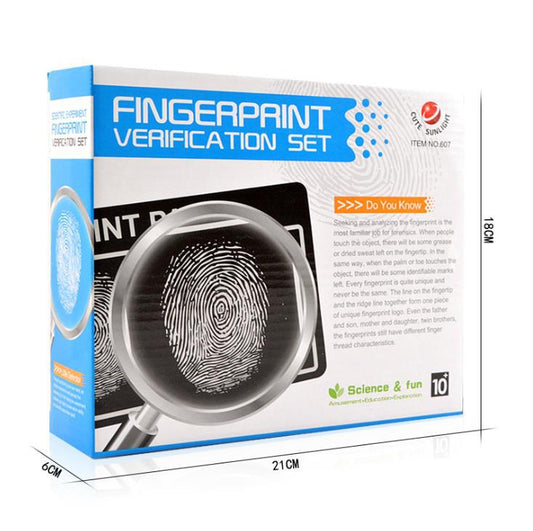 Kids STEM Sciences Forensics Kit FingerPrint Verification Set - HAPPY GUMNUT