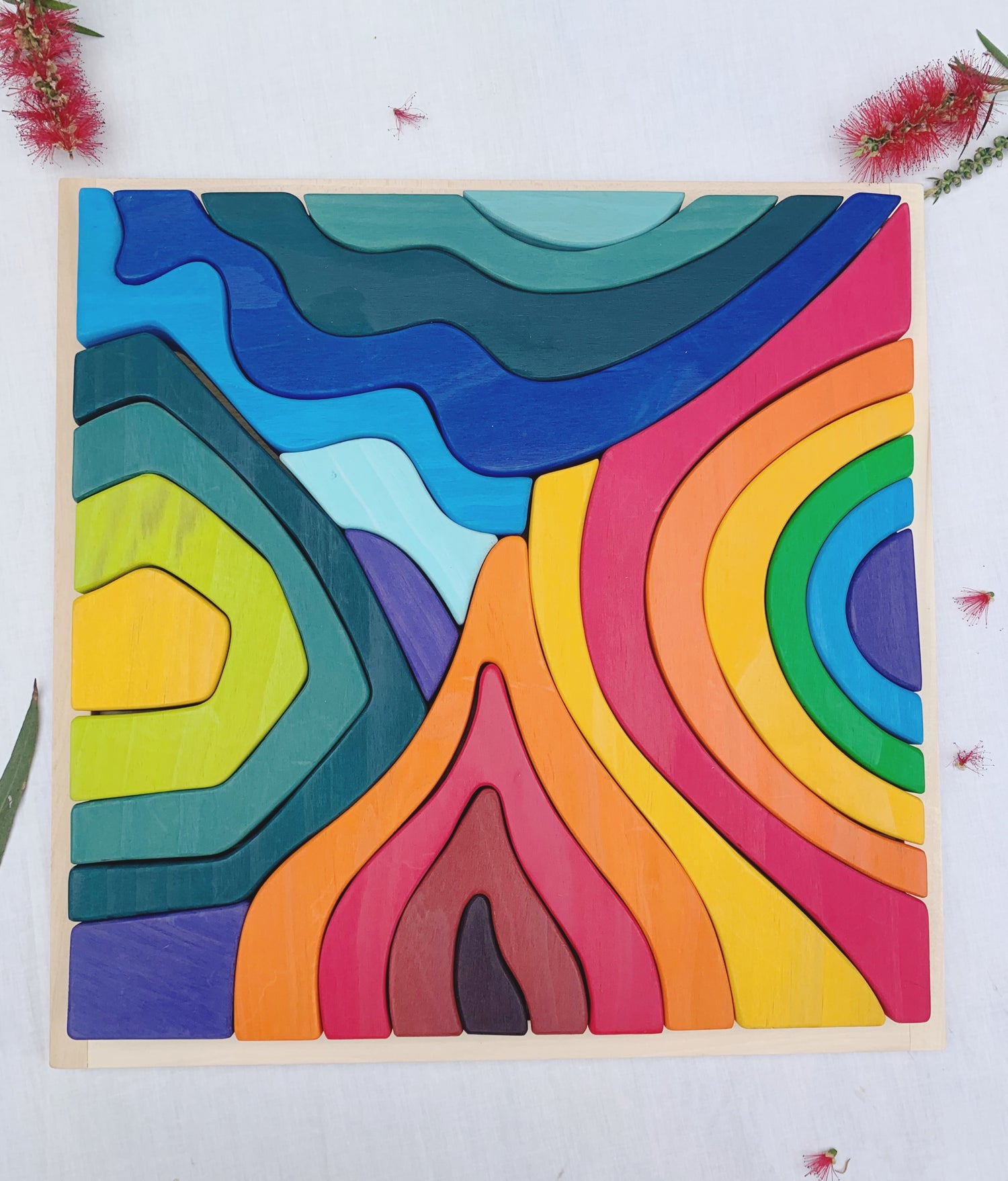 Four Elements Building Block Grimms Inspired Rainbow Blocks ! - HAPPY GUMNUT