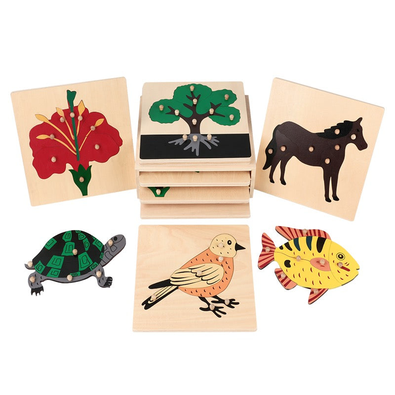 Montessori Animal Puzzles Tree Puzzle - HAPPY GUMNUT