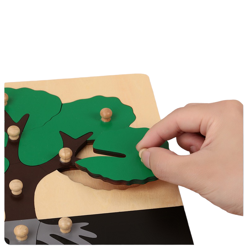 Montessori Animal Puzzles Tree Puzzle - HAPPY GUMNUT