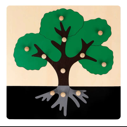 Montessori Animal Puzzles Tree Puzzle - HAPPY GUMNUT