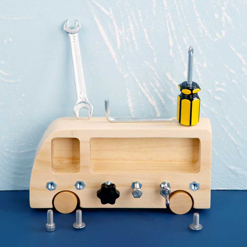 Montessori Car Multi Tool ScrewDriver Board - HAPPY GUMNUT
