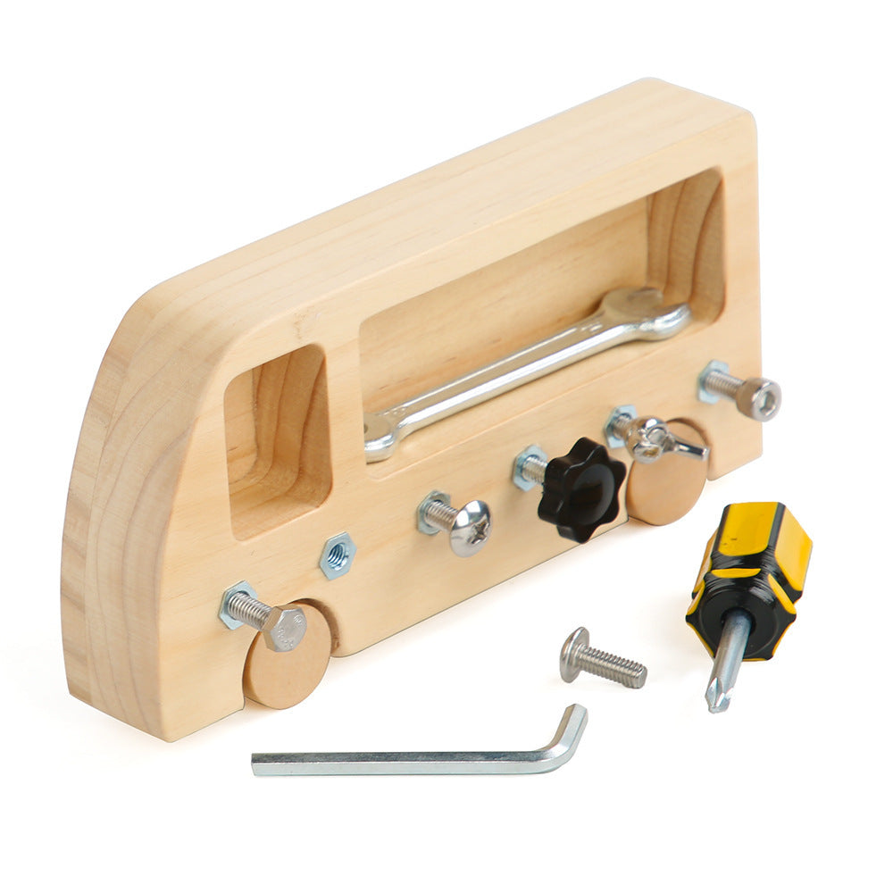 Montessori Car Multi Tool ScrewDriver Board - HAPPY GUMNUT