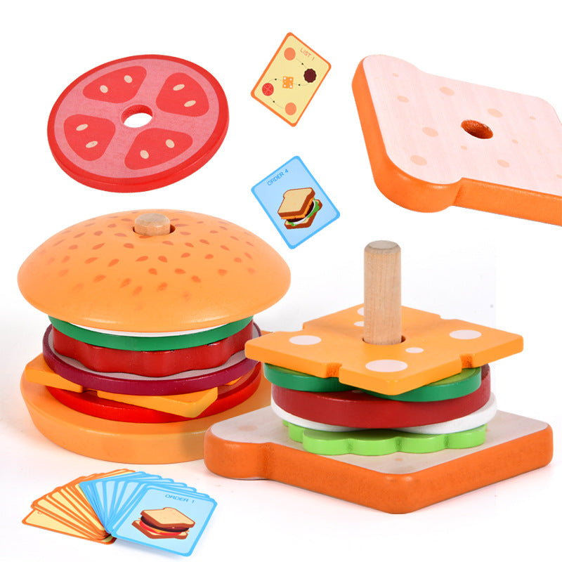 Play and Learn 1 Column Sequence Food Set Includes Flash Cards - HAPPY GUMNUT