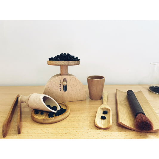 Advanced Sensory Bin Tool Kit Wooden Tools with Scale - HAPPY GUMNUT