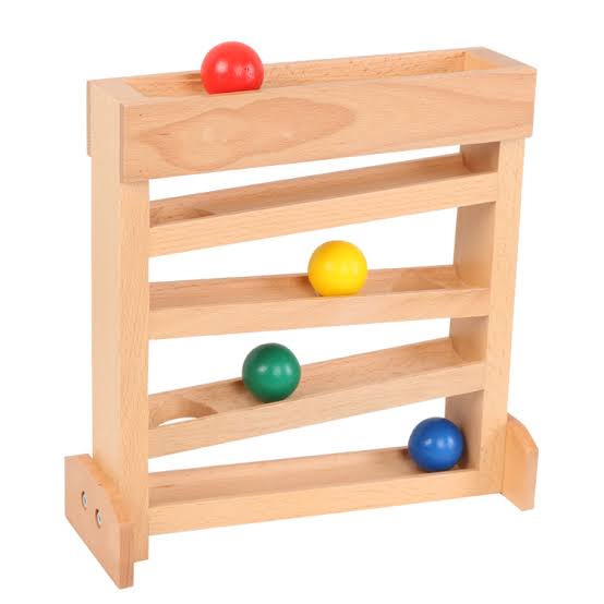 Montessori Ball Tracker Toy Rack - HAPPY GUMNUT