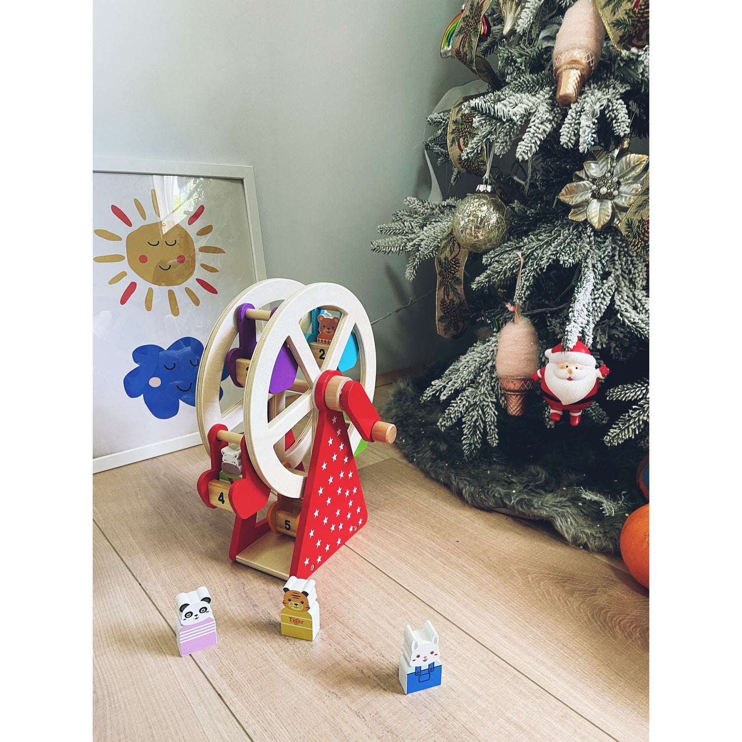 Wooden Ferris Wheel Toy  Winder - HAPPY GUMNUT