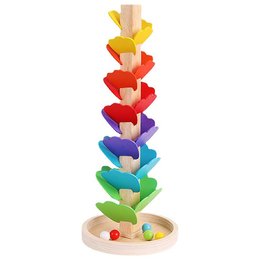 Medium Musical Tree Wooden Marble Run Toy - HAPPY GUMNUT