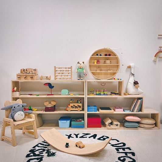 Montessori Shelf Kids Playroom Furnitures Shelves - HAPPY GUMNUT