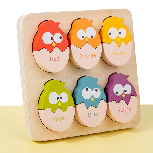 Owl Egg Colour Sorting Puzzle With Tray - HAPPY GUMNUT