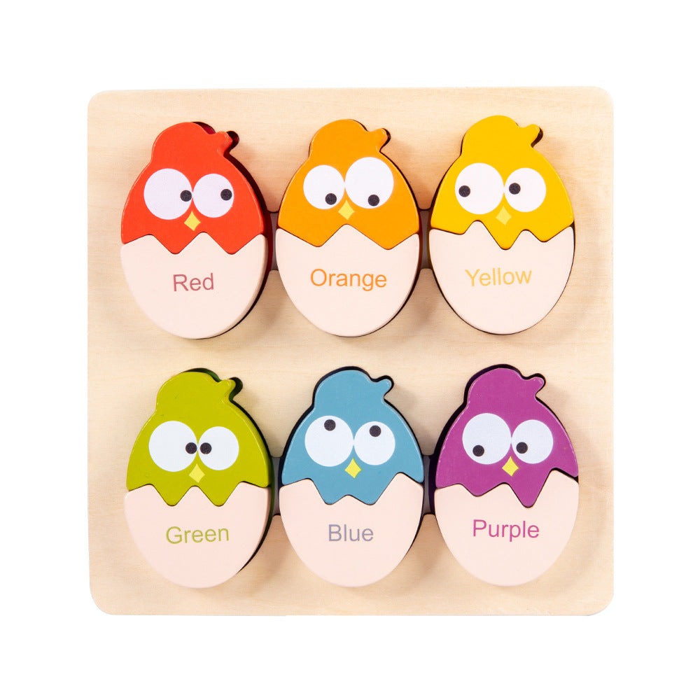Owl Egg Colour Sorting Puzzle With Tray - HAPPY GUMNUT