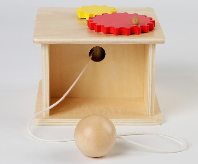 Montessori Cog Winder Ball Box - HAPPY GUMNUT