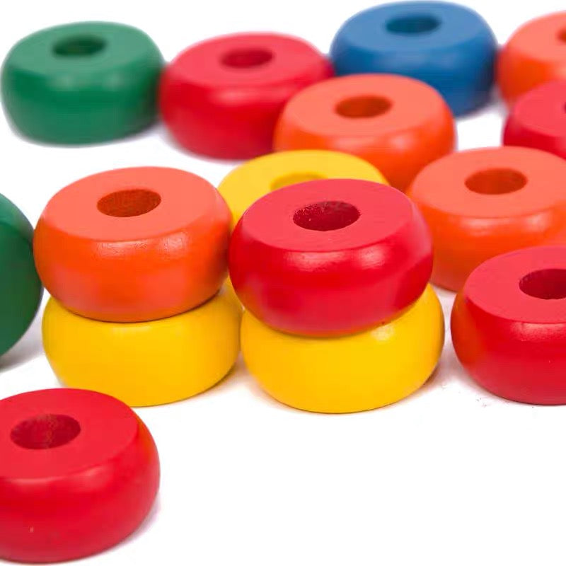 Montessori Wooden Counting Stacker Colour Sorting 1-5 – HAPPY GUMNUT