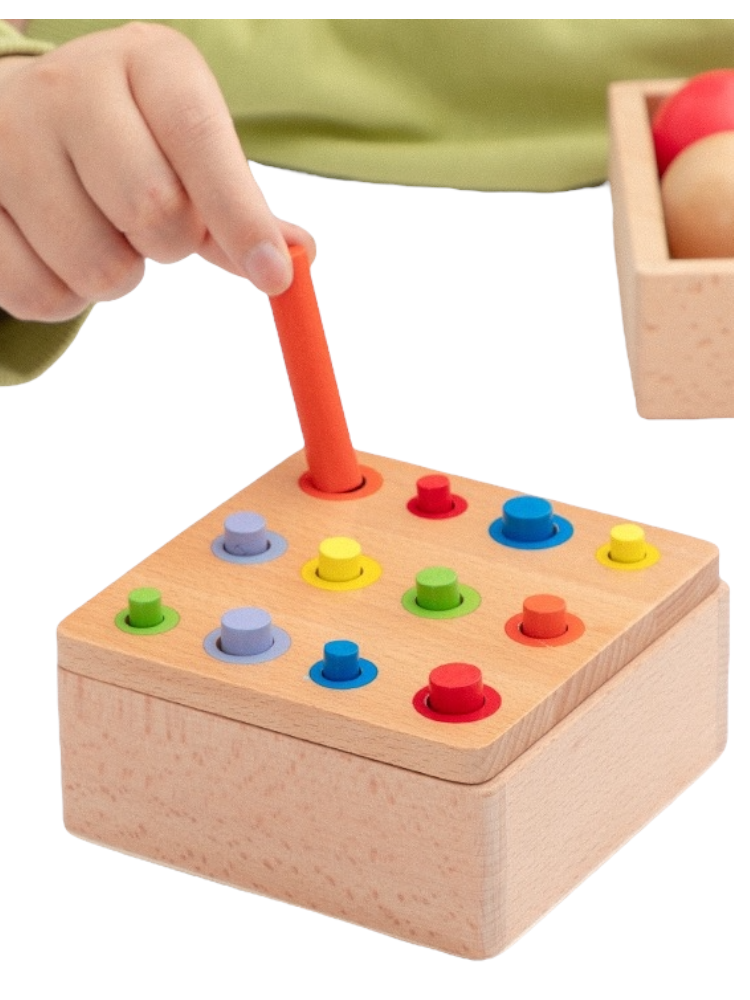Premium Montessori 4 in 1 Interchangeable Activity Object Permanence Box Kids Geometric Sensory Fine Motor Skill Activity Toy Box ! - HAPPY GUMNUT