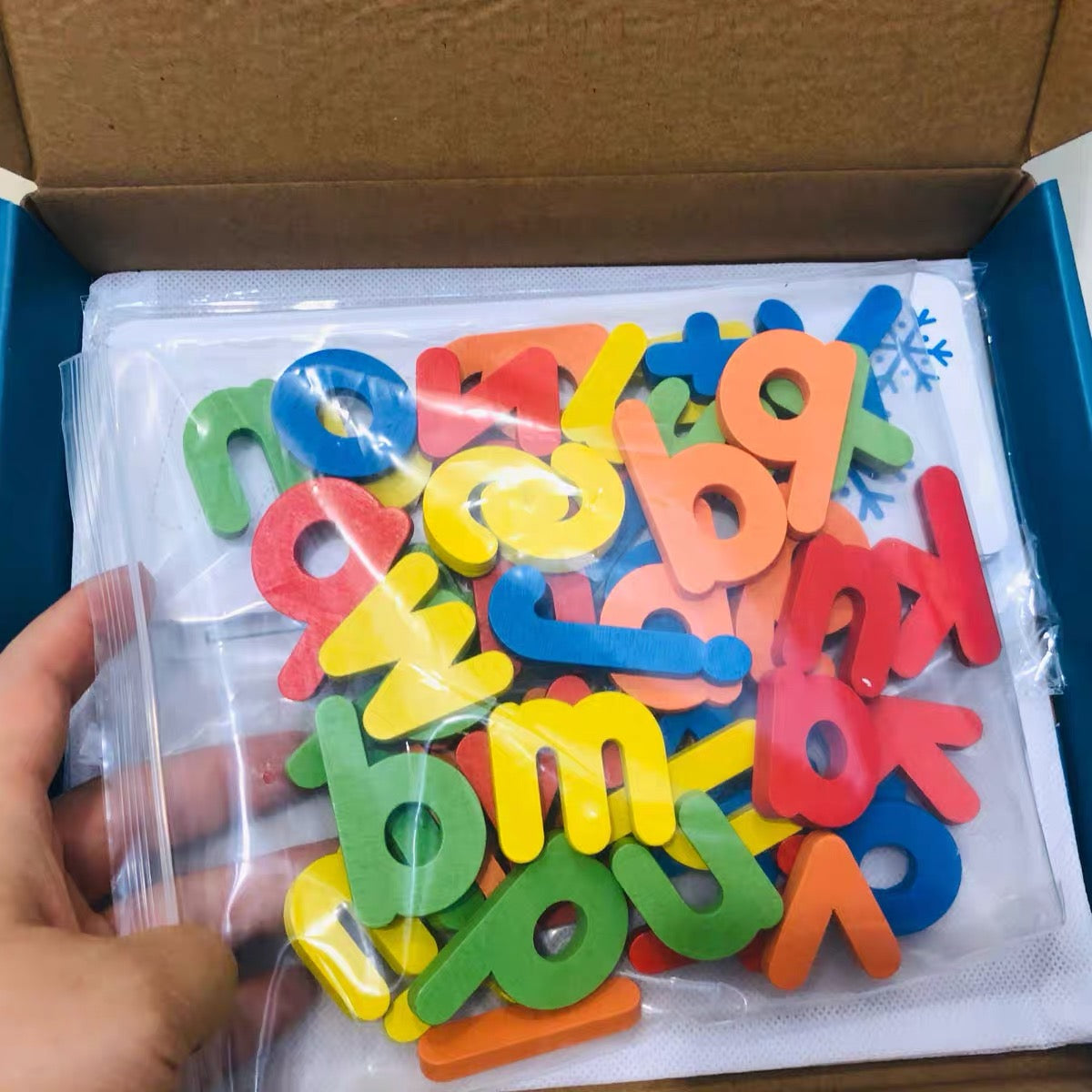 Wooden Alphabet Letters Word Spelling Game - HAPPY GUMNUT