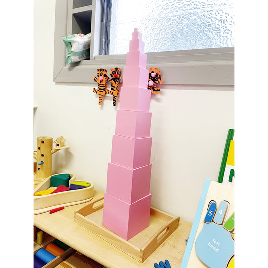 Large Montessori Pink Tower - HAPPY GUMNUT