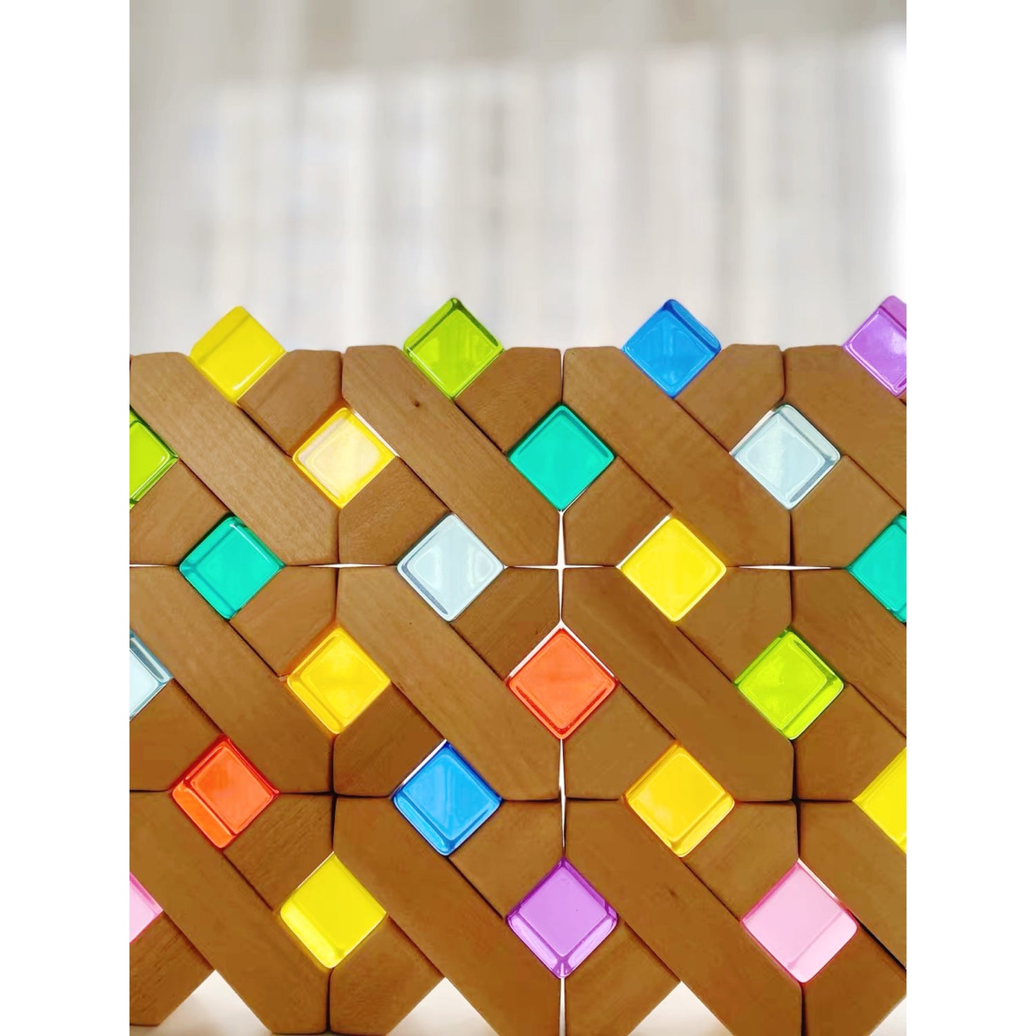 100 Piece Lucite Cubes Acrylic Blocks - HAPPY GUMNUT
