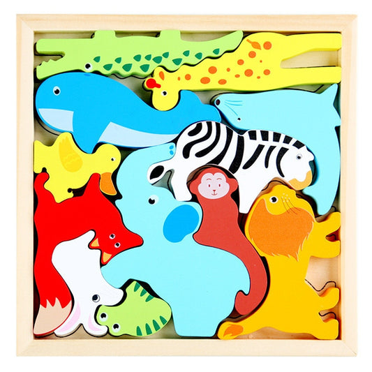Animal Puzzle With Tray - HAPPY GUMNUT