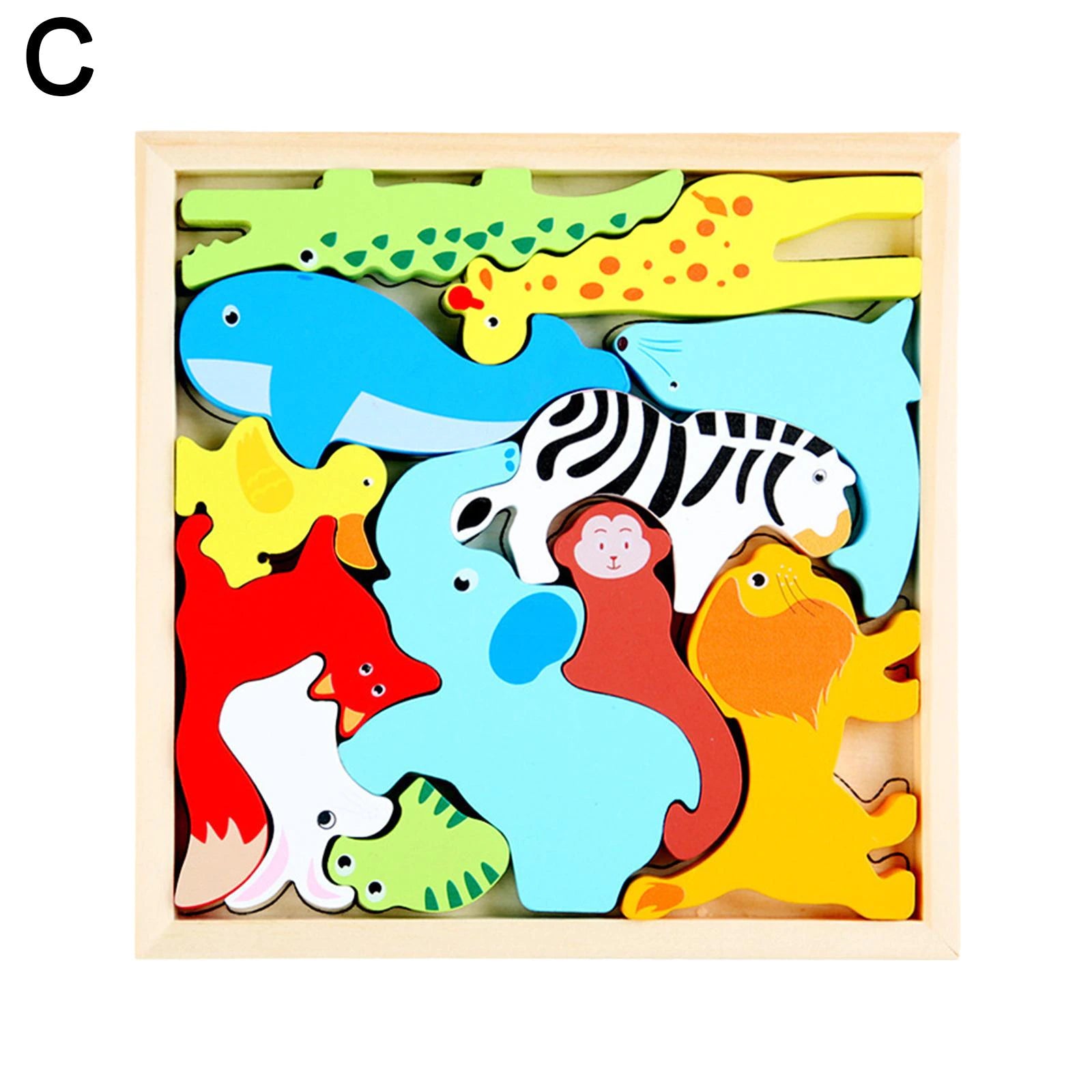 Animal Puzzle With Tray - HAPPY GUMNUT