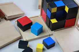 Montessori Trinomial Cube Advanced Building Blocks - HAPPY GUMNUT