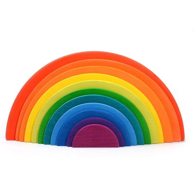 Rainbow Semi Circle Plates - HAPPY GUMNUT