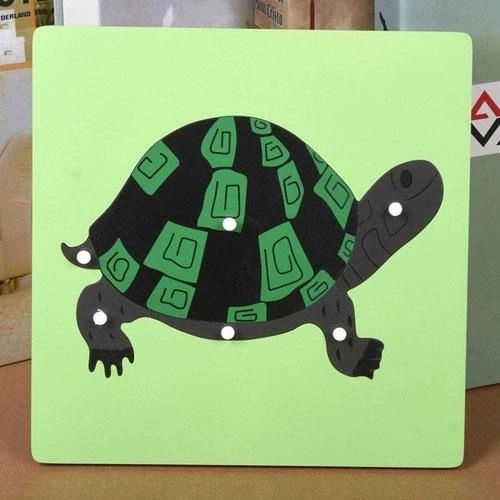 Montessori Wooden Educational Animal Puzzles Turtle Bird Frog Horse Fish Rooster Ladybug Butterfly Bundle - HAPPY GUMNUT