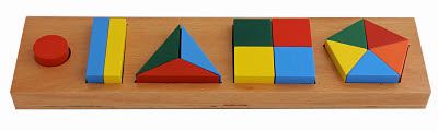 Montessori Fractions Geometric Board - HAPPY GUMNUT