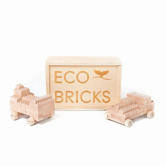 Wooden Lego Style Eco Building Blocks - HAPPY GUMNUT