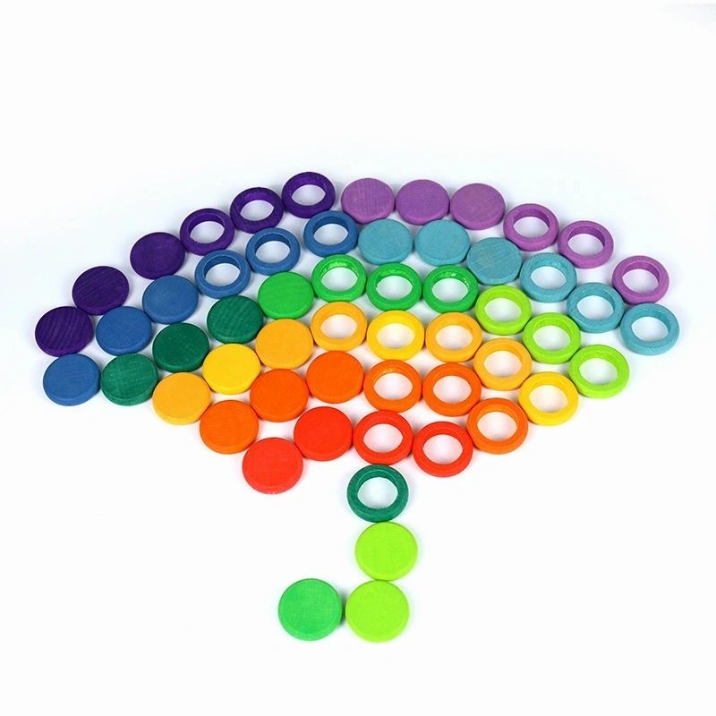 Rainbow Rings and Coins Set of 72 - HAPPY GUMNUT