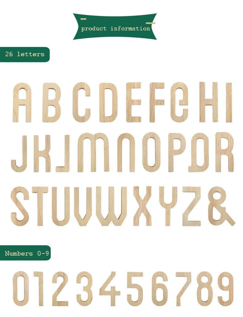 Wooden Magnetic Alphabet & Number Set - HAPPY GUMNUT