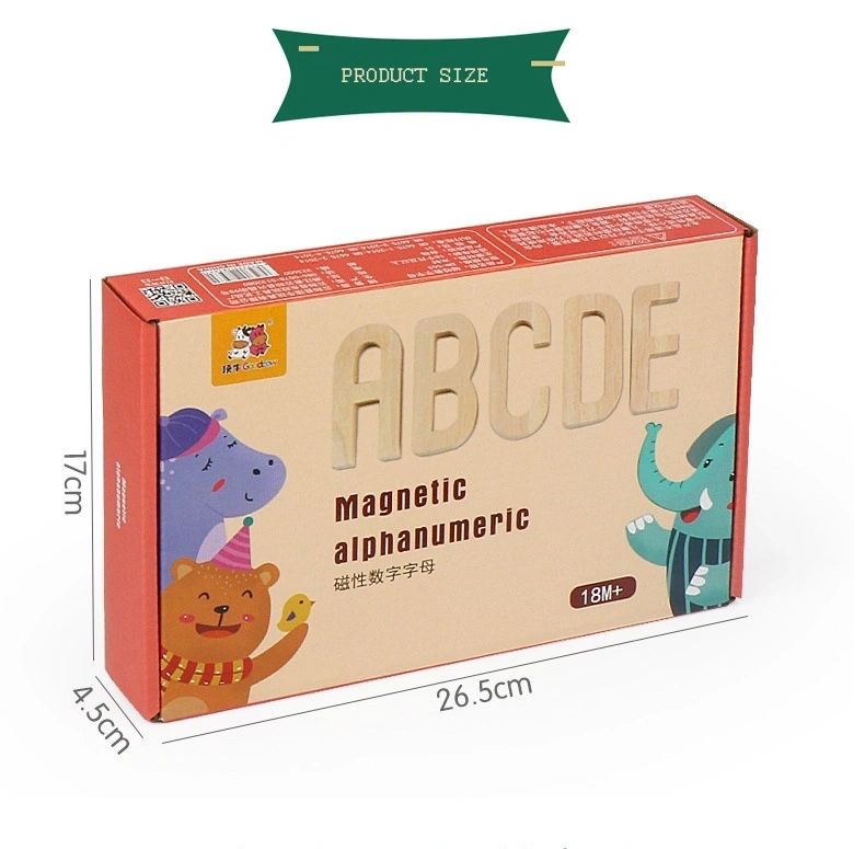 Wooden Magnetic Alphabet & Number Set - HAPPY GUMNUT