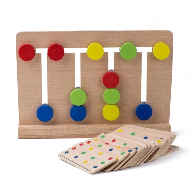 4 Colour Maze Game  with Flash Cards - HAPPY GUMNUT