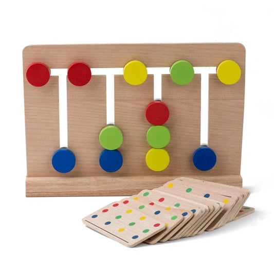 4 Colour Maze Game  with Flash Cards - HAPPY GUMNUT