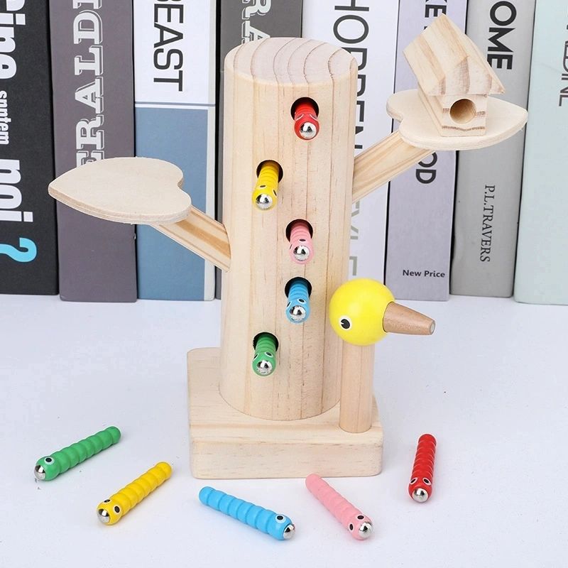 Woodpecker Worm Catching Game A - HAPPY GUMNUT