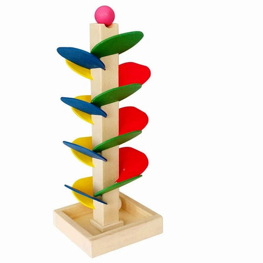 Wooden Marble Run Toy Mini Musical Tree - HAPPY GUMNUT