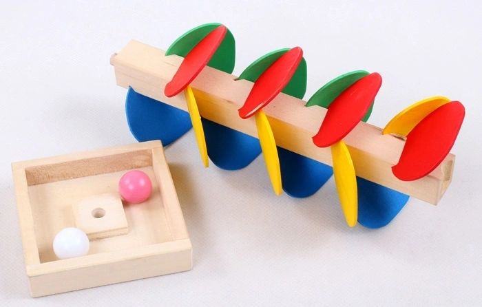 Wooden Marble Run Toy Mini Musical Tree - HAPPY GUMNUT