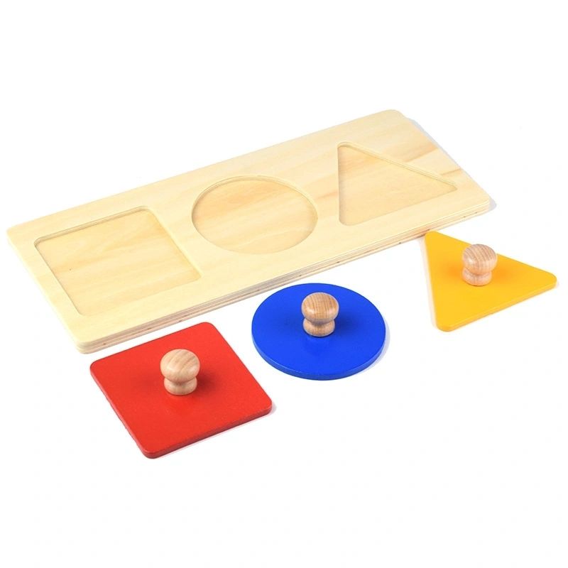 Montessori First Shape Geometric Puzzle Knob Board - HAPPY GUMNUT