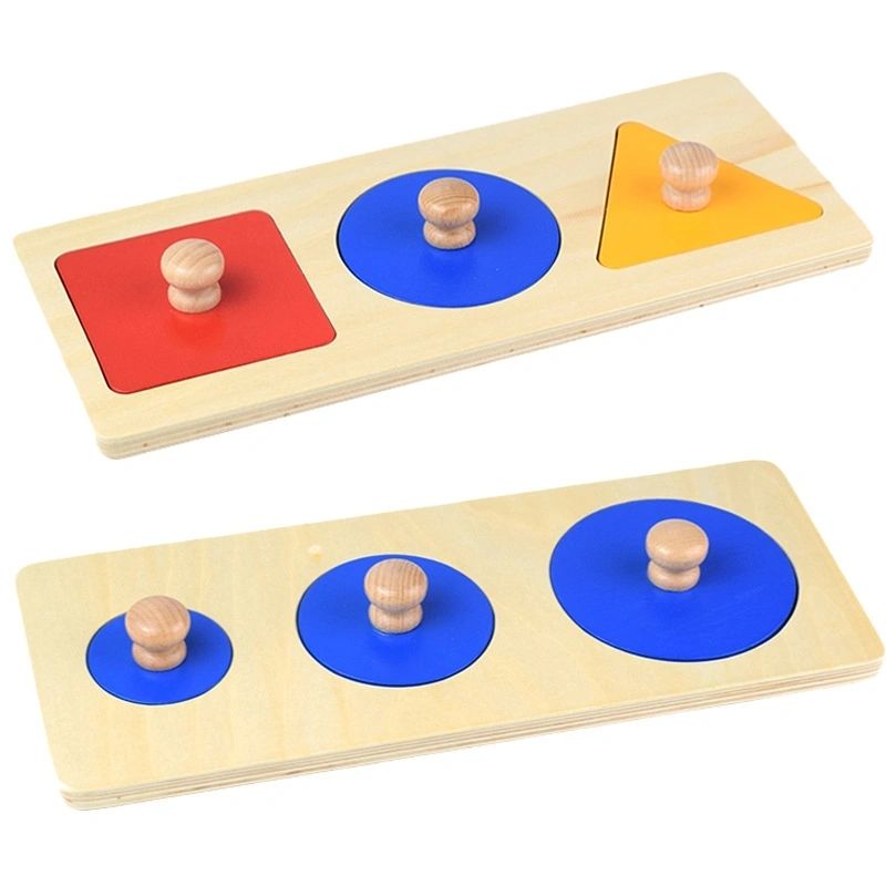 Montessori First Shape Geometric Puzzle Knob Board - HAPPY GUMNUT