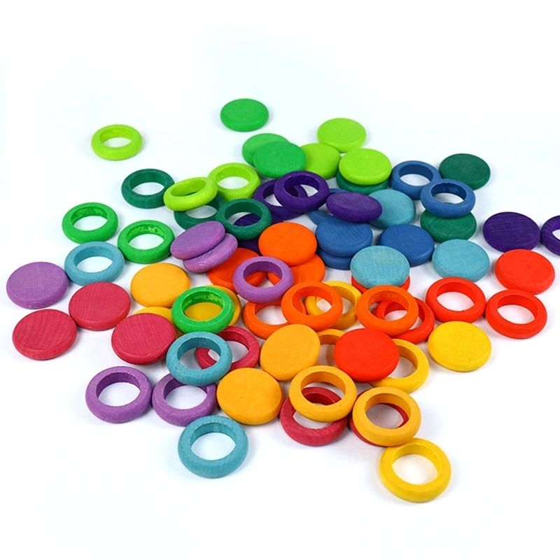 Rainbow Rings and Coins Set of 72 - HAPPY GUMNUT